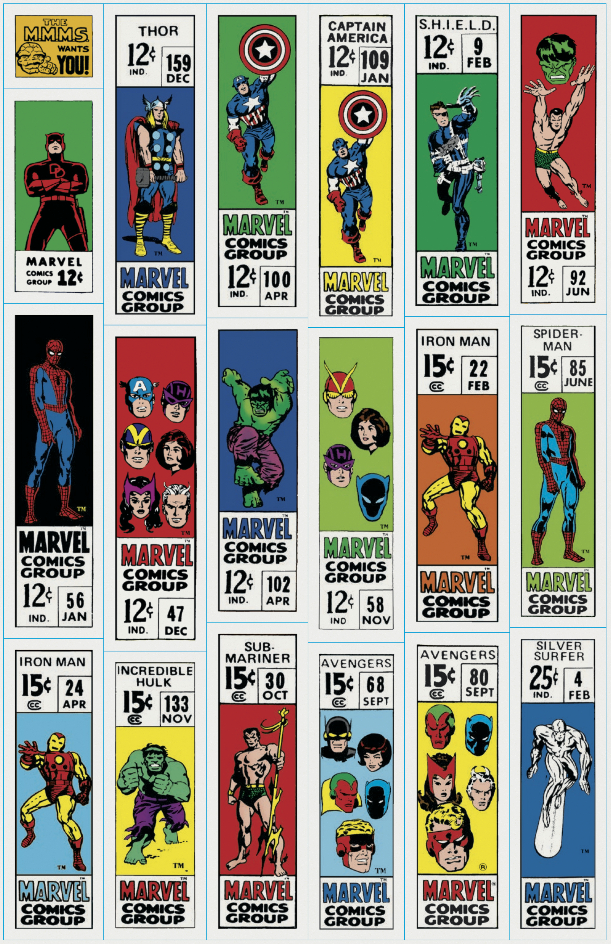 FAR OUT! MARVEL Reprints Classic Vintage Stickers From ’60s and ’70s