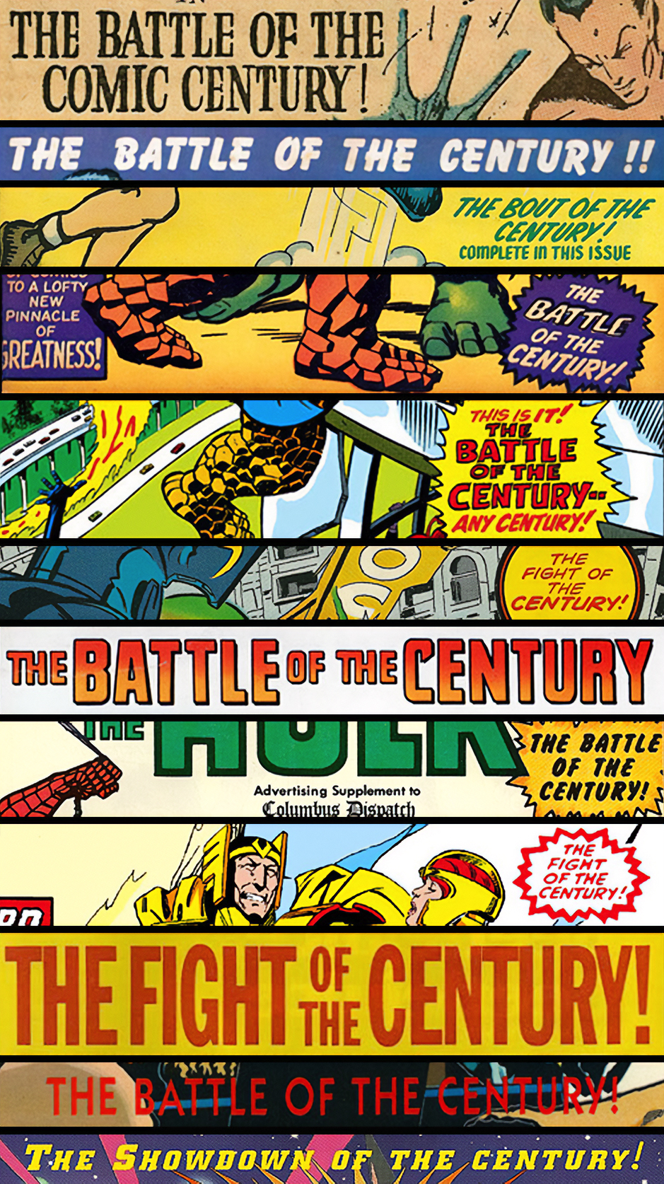 What WAS the COMICS BATTLE OF THE 20th CENTURY? Find Out Here! 13th