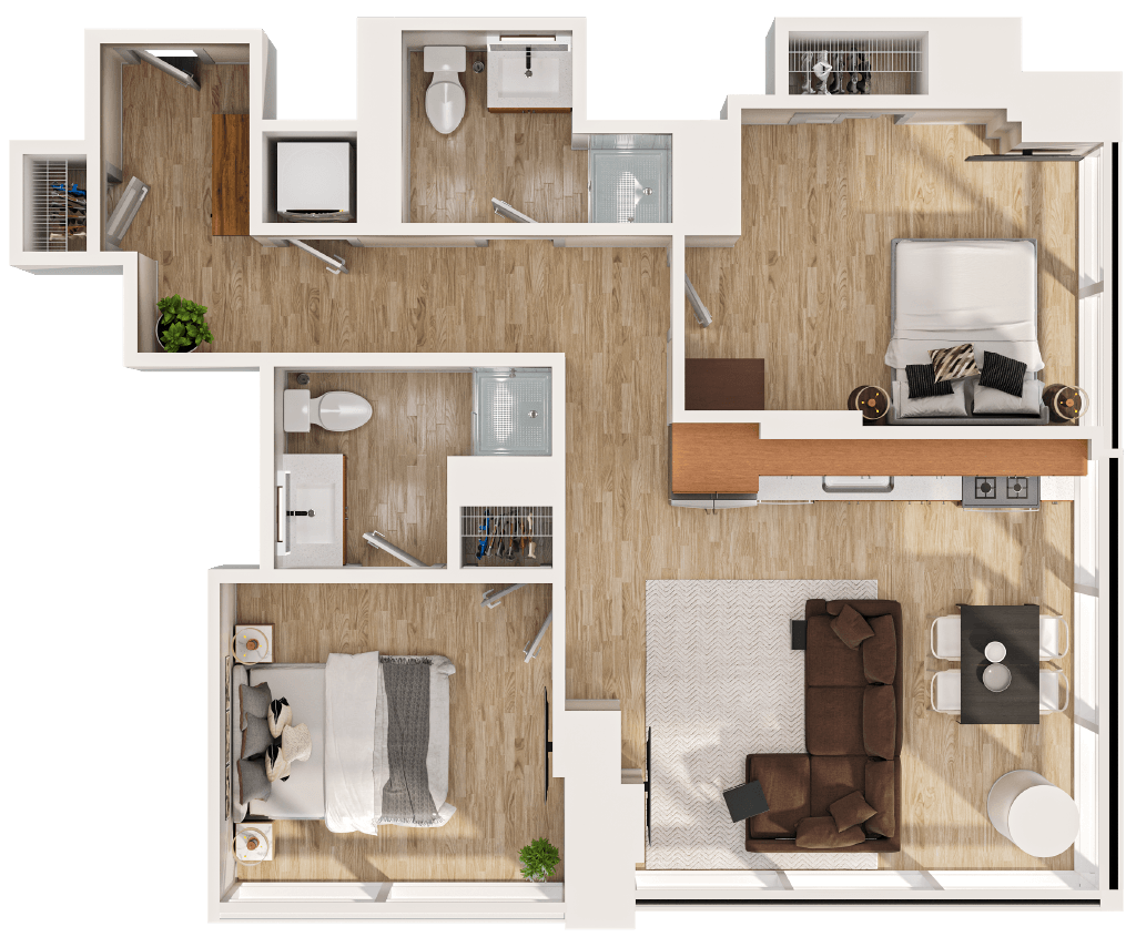 2 Bedroom Apartments South Loop's Newest Luxury Apartments