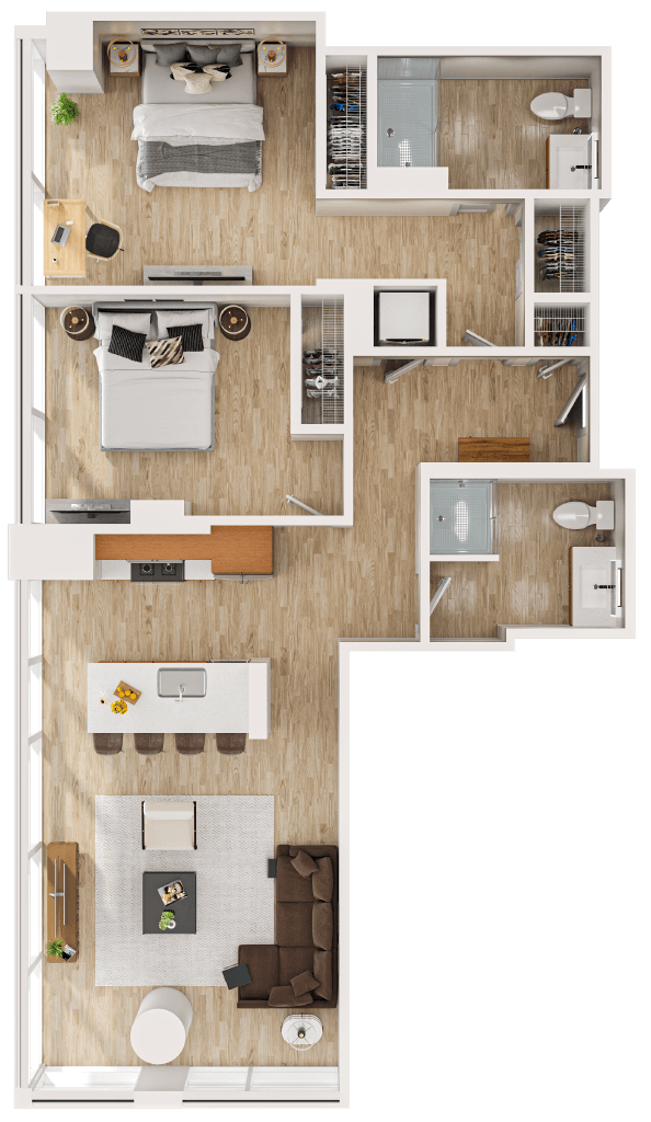 2 Bedroom Apartments South Loop's Newest Luxury Apartments