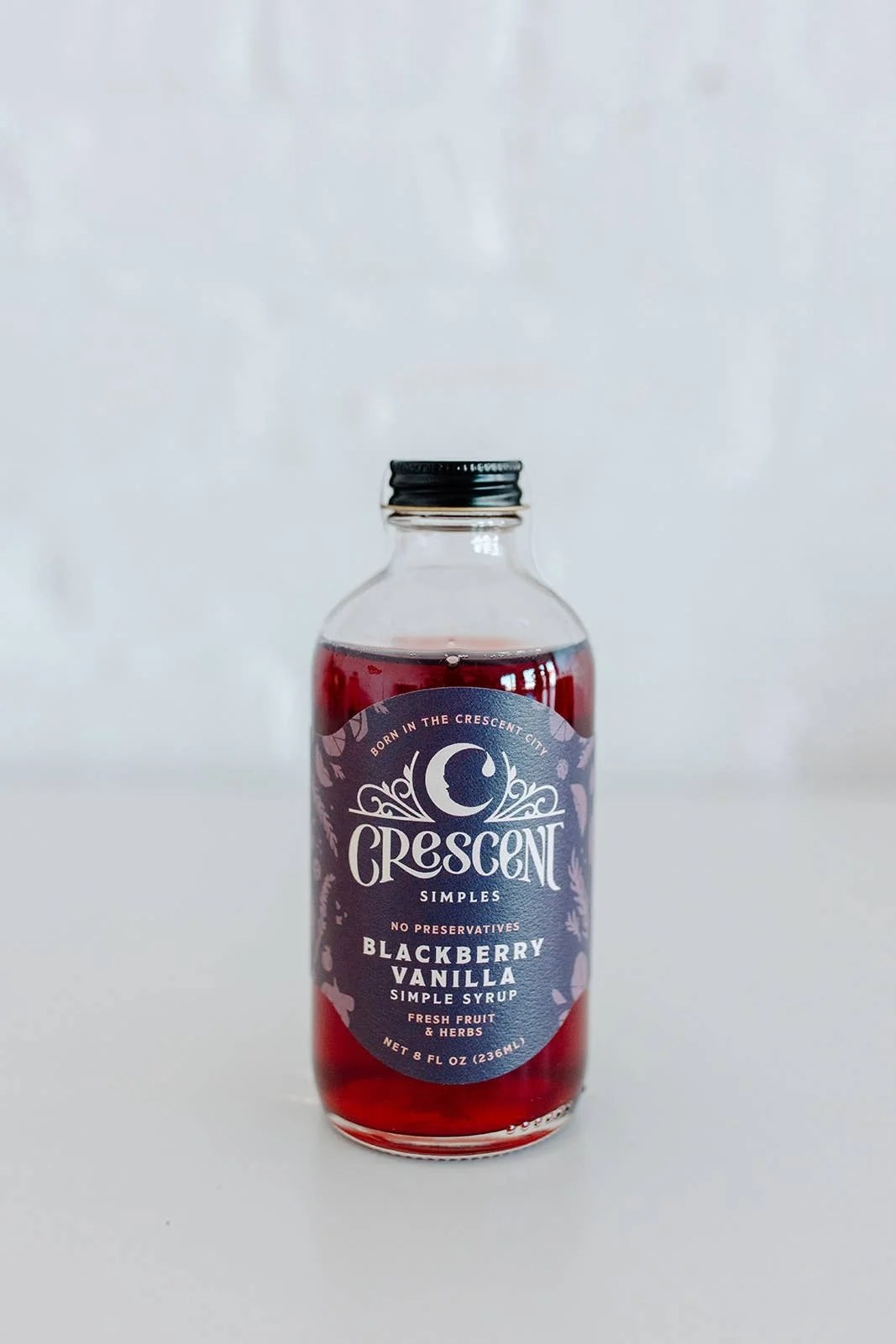 Crescent Blackberry Vanilla Simple Syrup Hilton Head Distillery