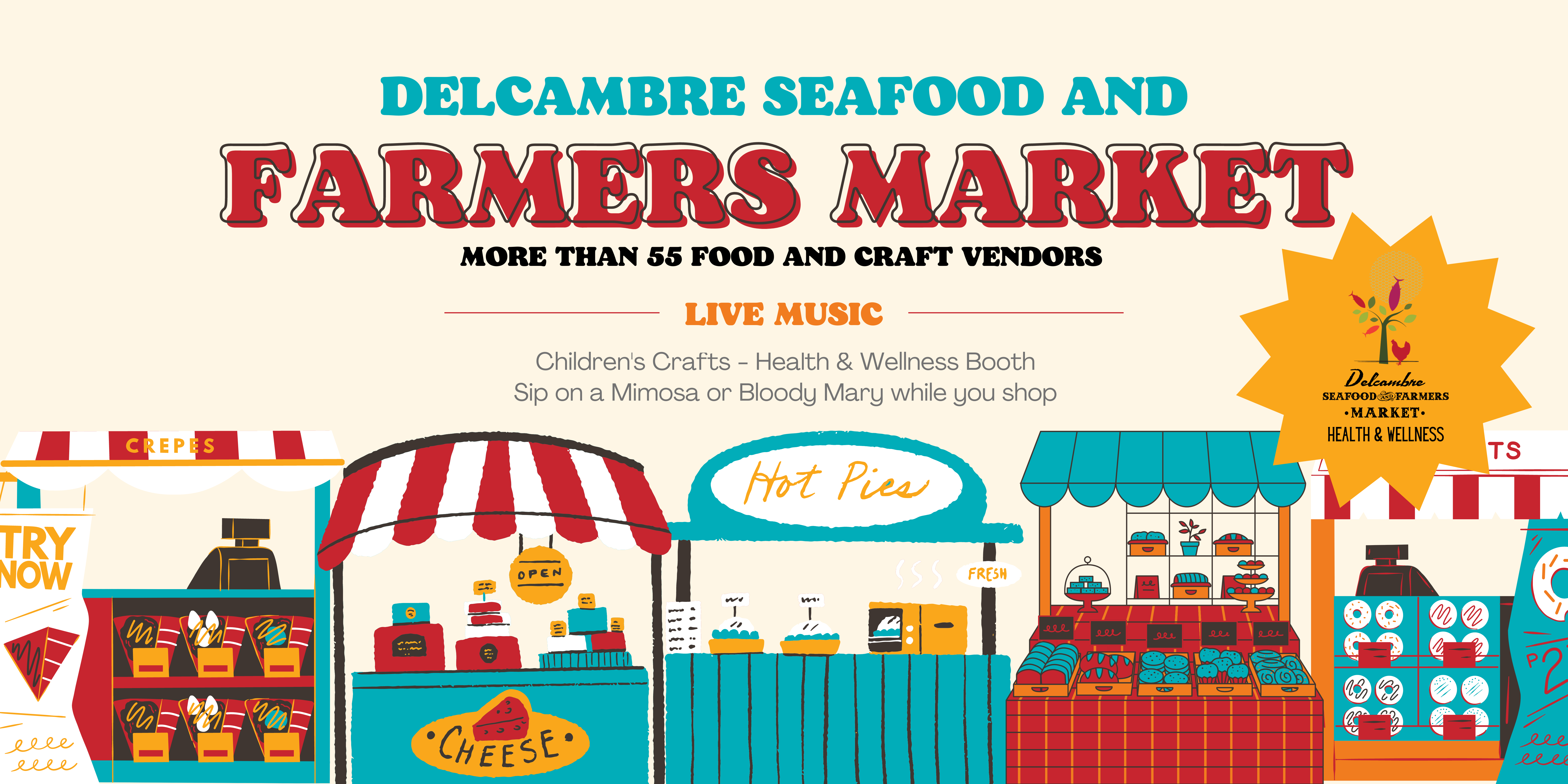 Market Banner Delcambre Seafood and Farmers Market