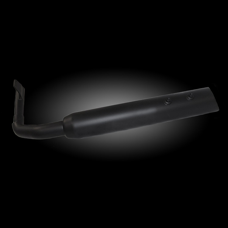 D&D 630N Black or Chrome Ghost Pipe For Harley M8 D&D Billet Cat