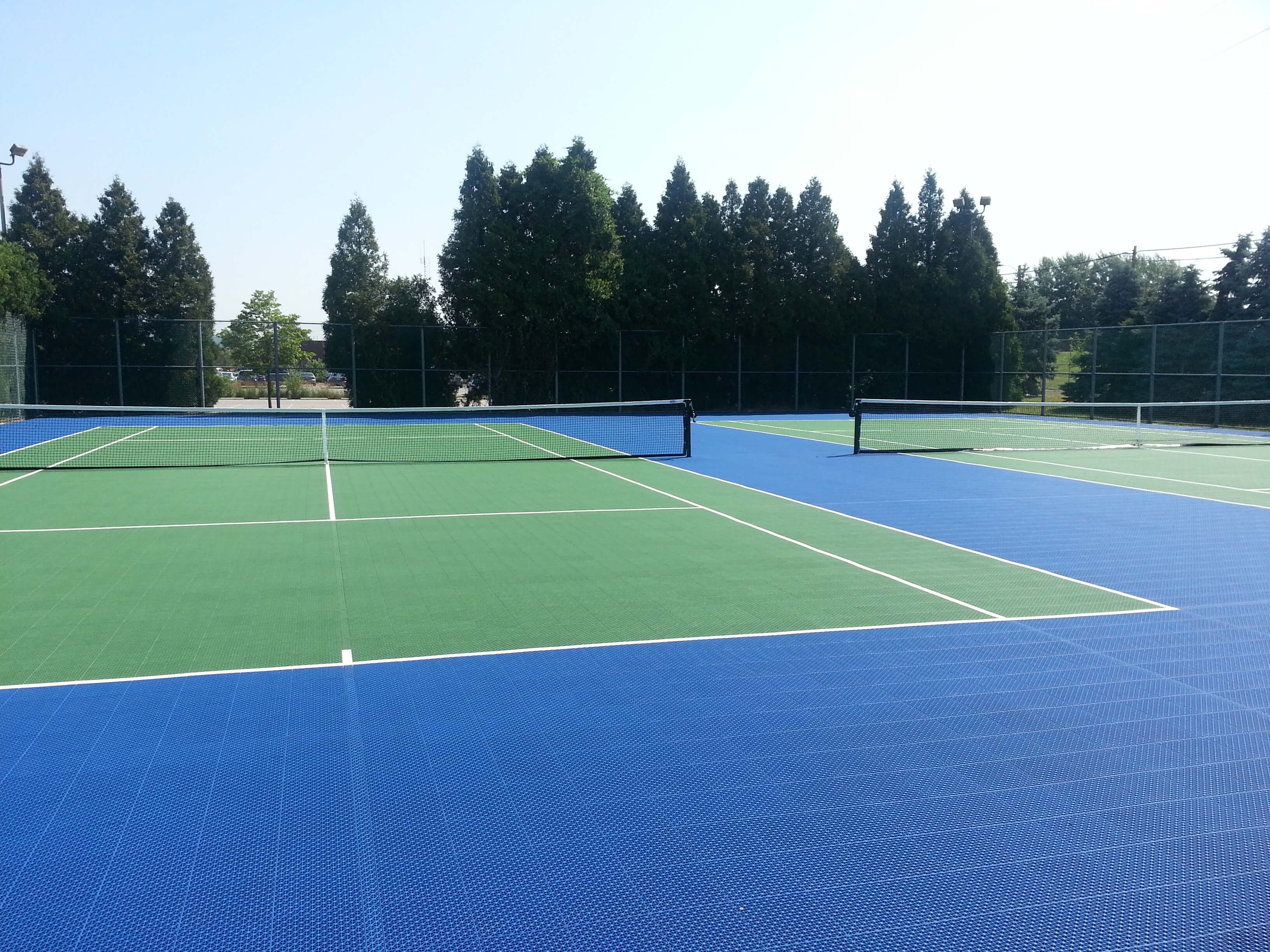 Remove & Replace Tennis Court Surface New Dominion Construction