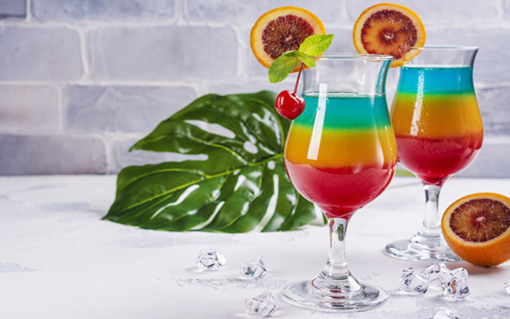 Layered Cocktail Blog A Bar Above