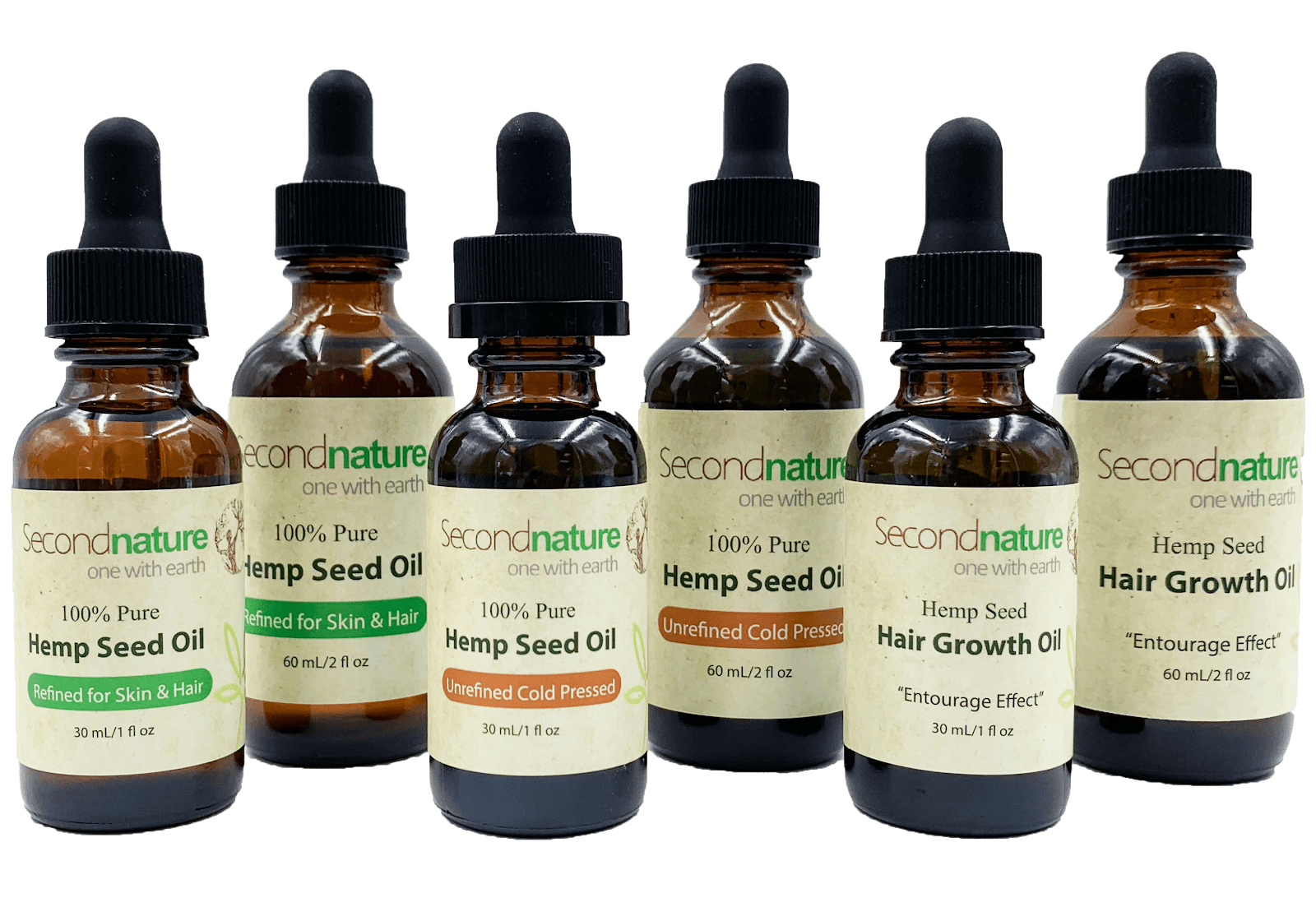 Radiate your skin, promote hair growth Second Nature Hemp Seed Oil