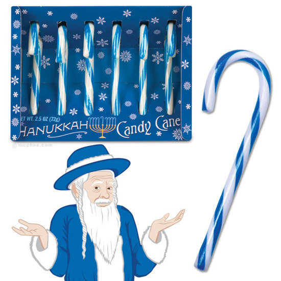 Hanukkah Candy Canes Foodiggity
