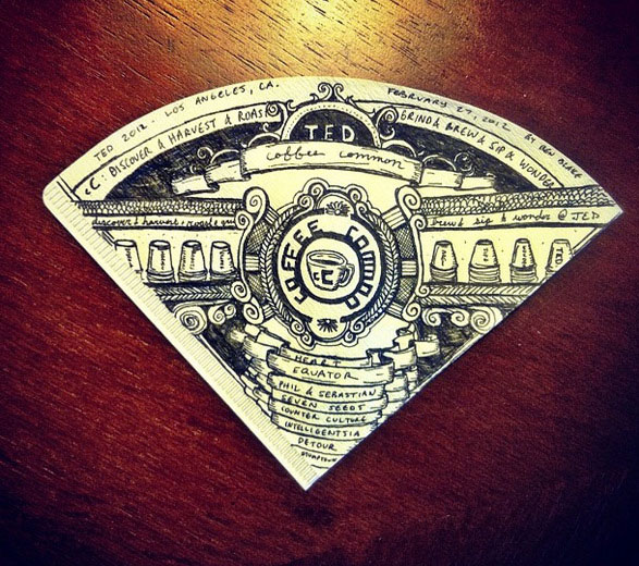 Coffee Filter Art by Ben Blake Foodiggity