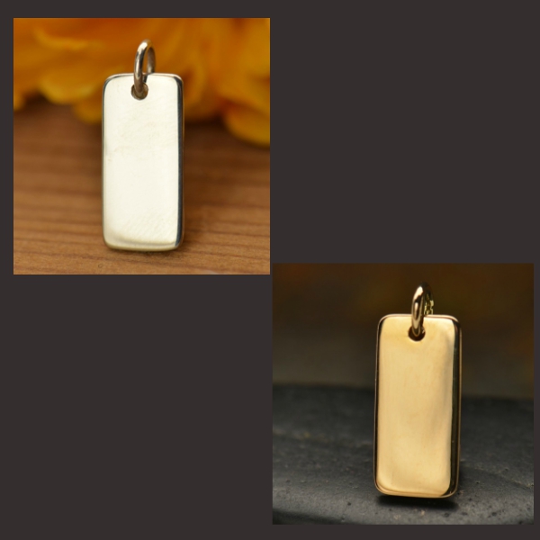 Blank Charms C357, Stamping Blanks