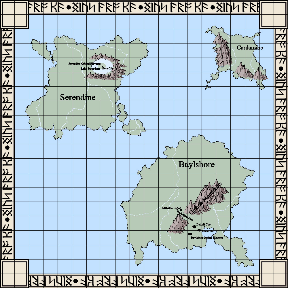 A map is discovered of the of Tranquility The Human Legion