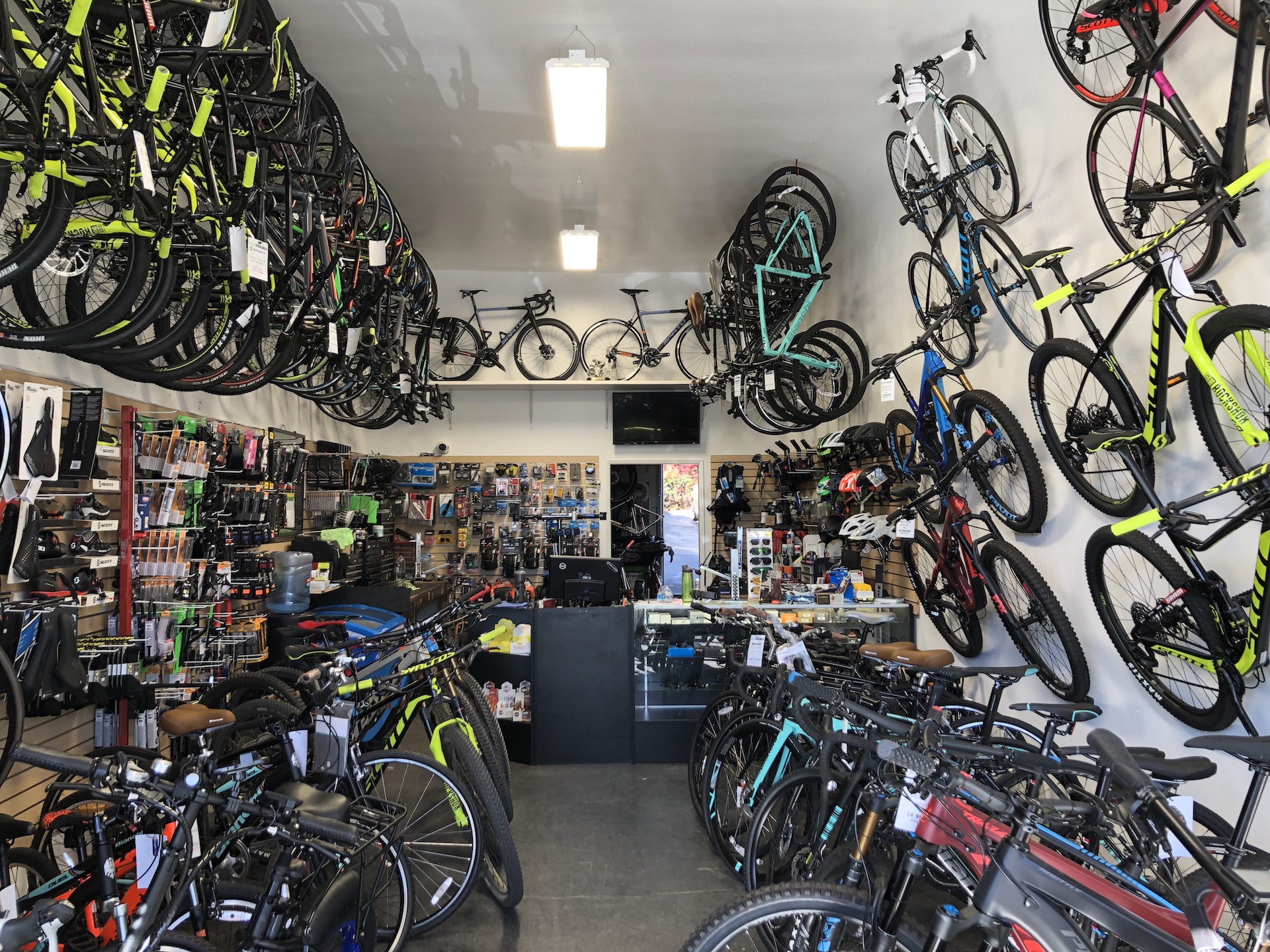 Bike shop interior Bike Improve. Your personal bike shop in West L.A.