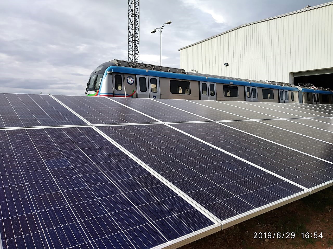 Amp Energy India Powers L&T Metro Rail Hyderabad with solar Renewable
