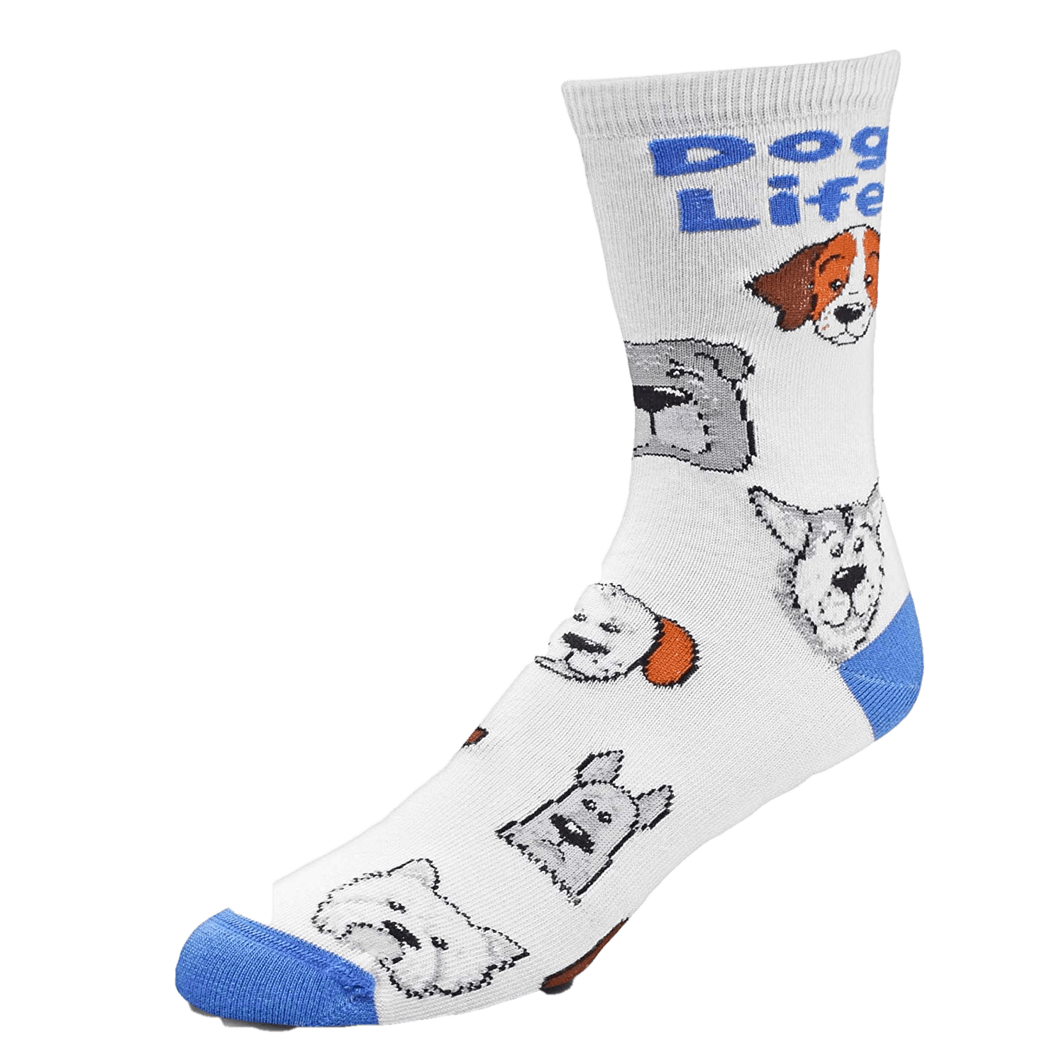 For Bare Feet Dog’s Life Sketches Dog Socks Size Medium Big Black