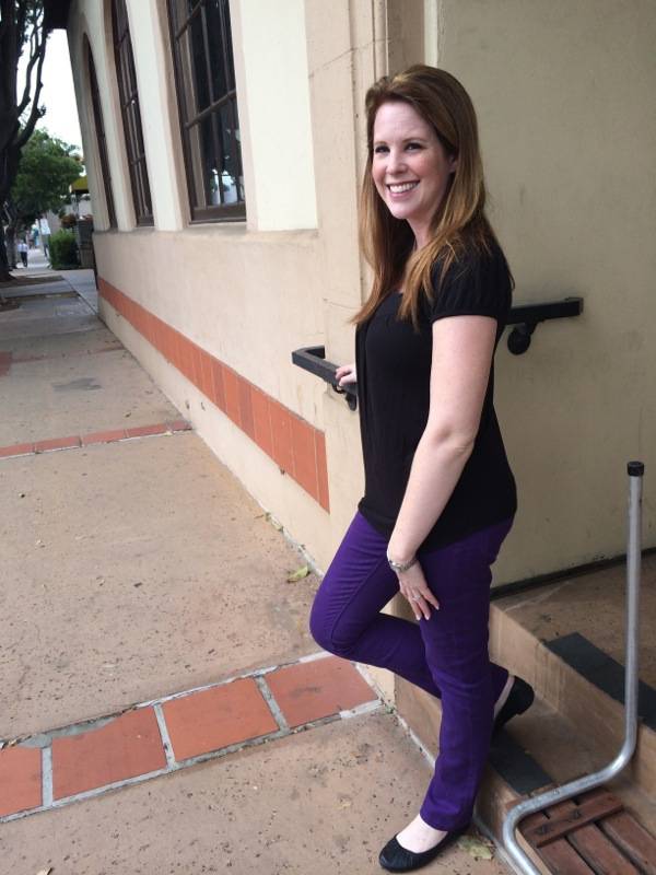 Finding My Fit with Lee Jeans and Leggings in Hot Colors Redhead Mom