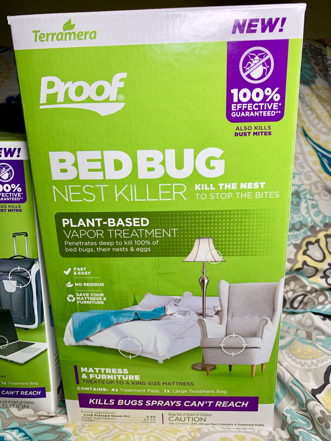 Terramerra Proof Bed Bug & Dust Mite Killer Redhead Mom