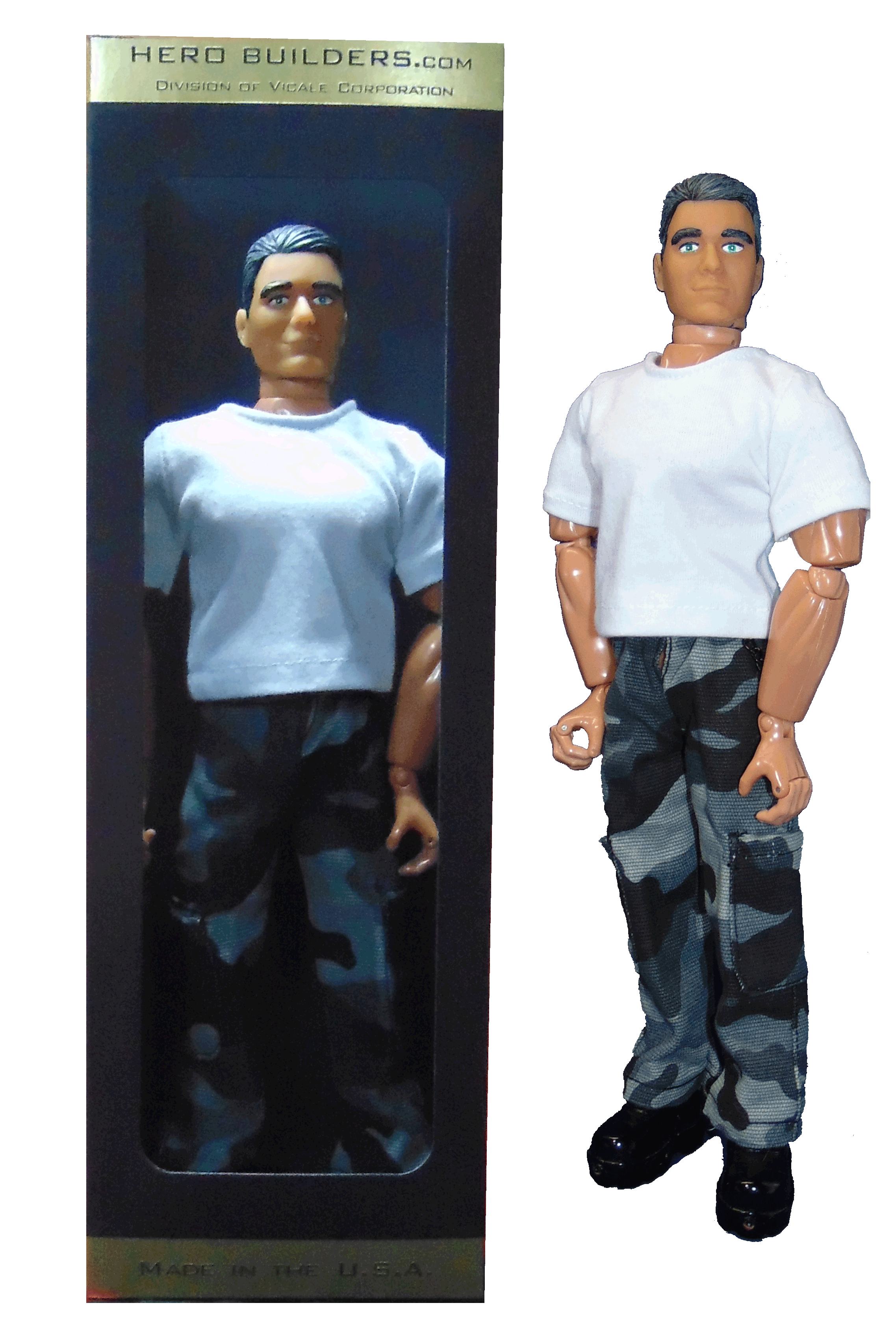 MALE CUSTOM ACTION FIGURES • HEROBUILDERS®