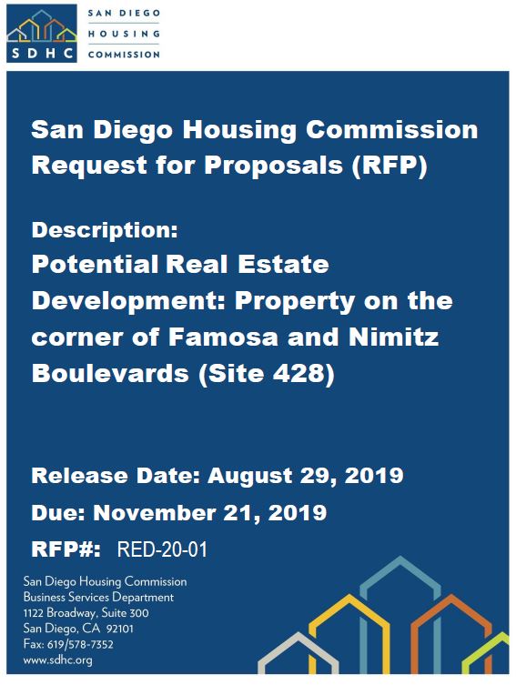 San Diego Housing Commission Releases RFP for Famosa Canyon Here It Is