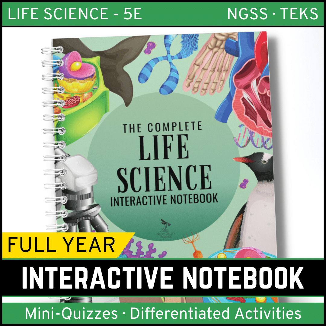 Life Science Interactive Notebook The Complete Bundle for an Entire