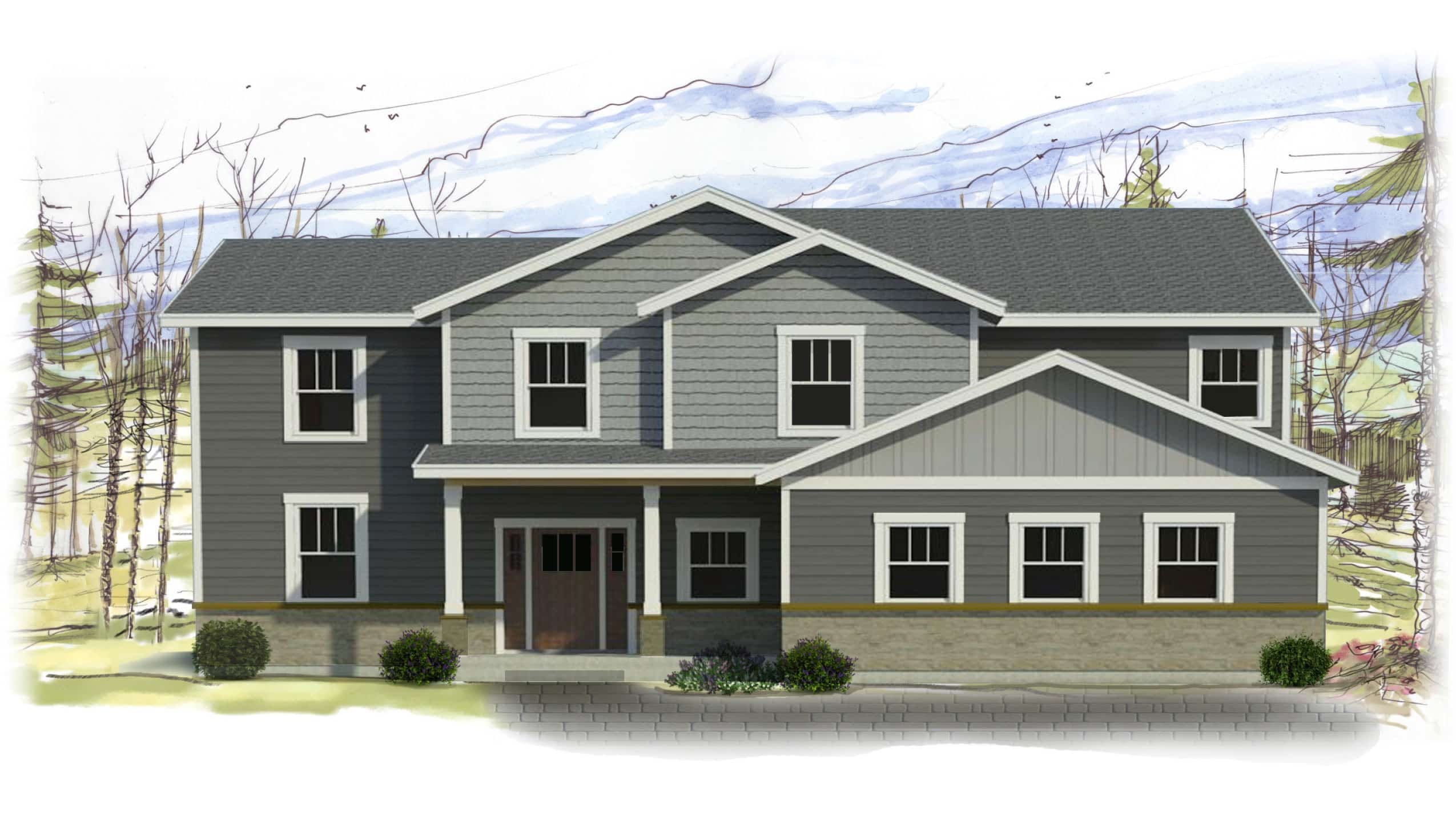 The Harrison (3,117 sq ft) Stone Hammer Homes