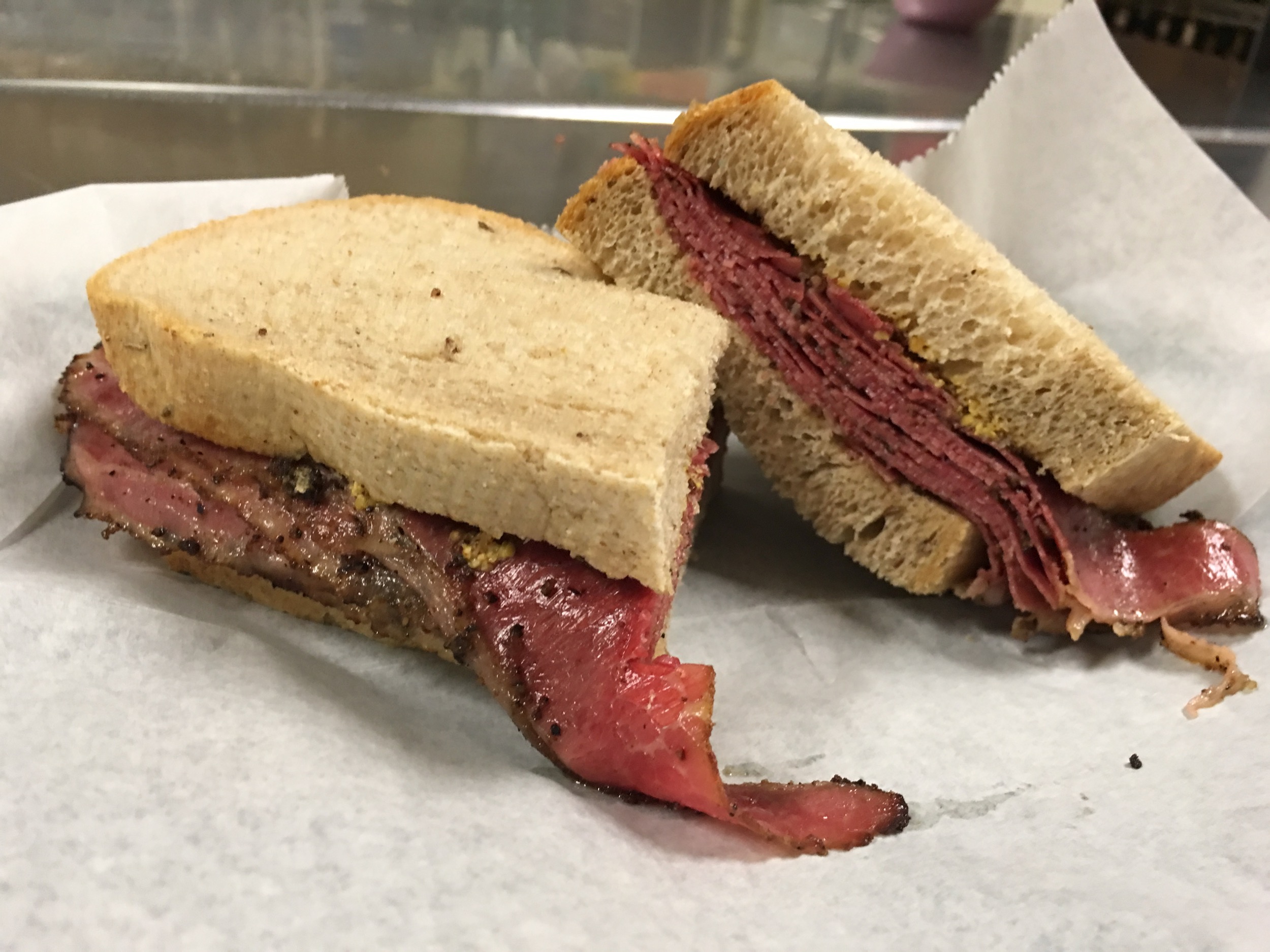 HouseSmoked Pastrami on Rye Bowser's Restaurant