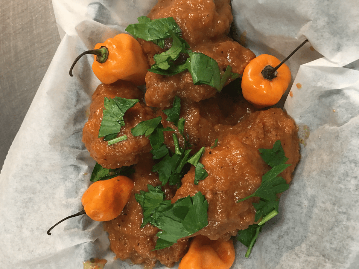 Pineapple Habanero Wings Bowser's Restaurant