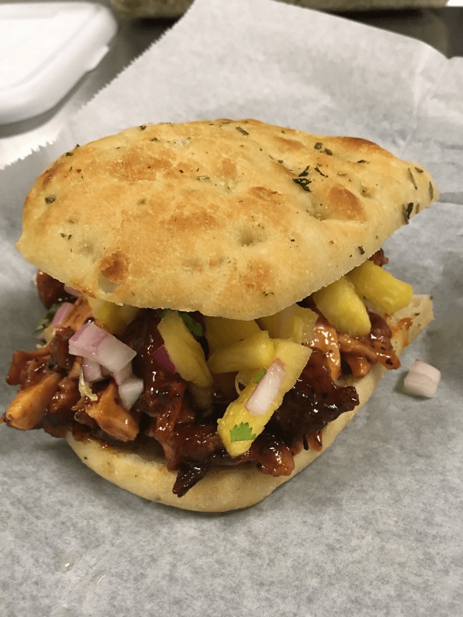 Jerk Chicken Sandwich Bowser's Restaurant