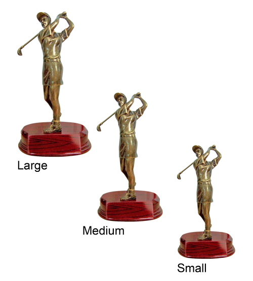 Female Golf Figurine • Apex Trophies & Engraving