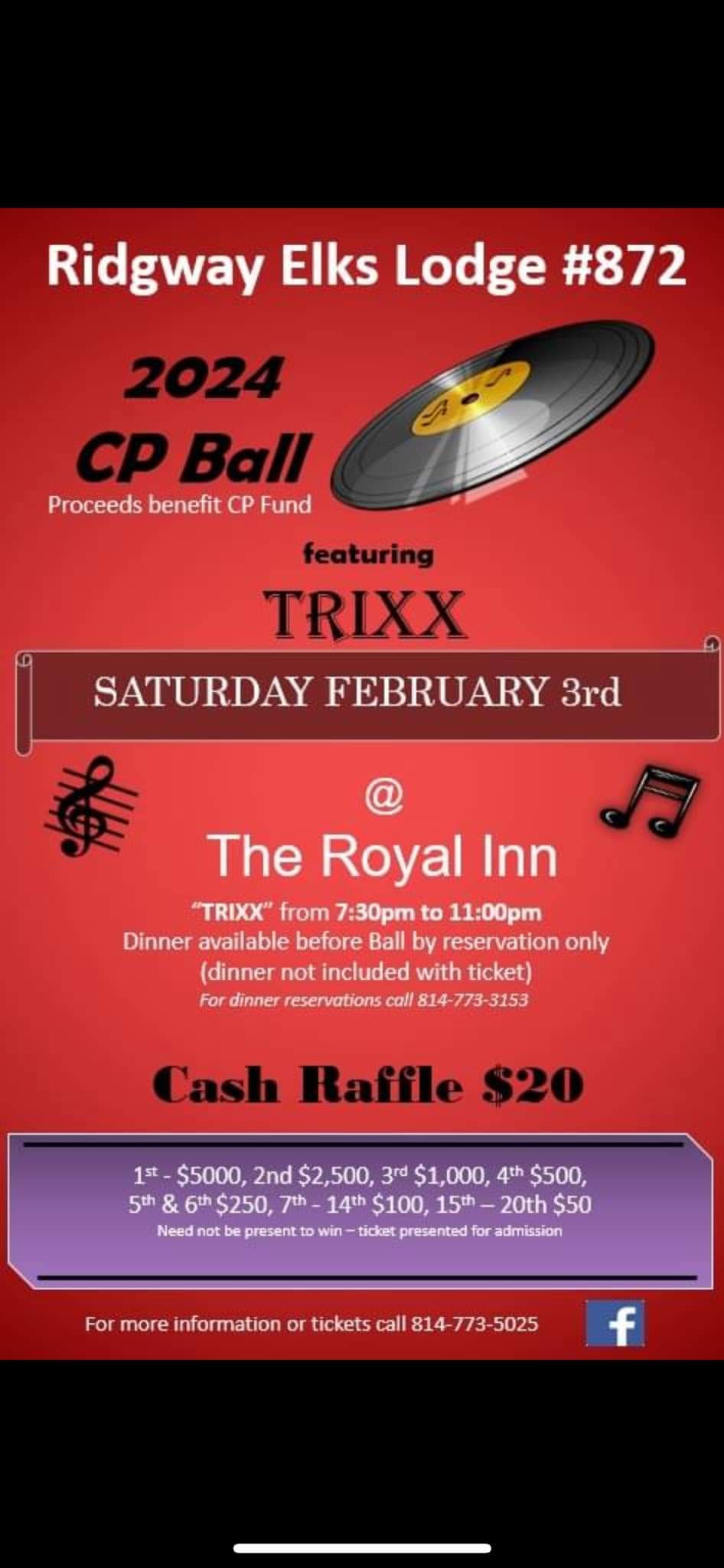 Ridgway Elks Lodge CP Ball Visit PA Great Outdoors