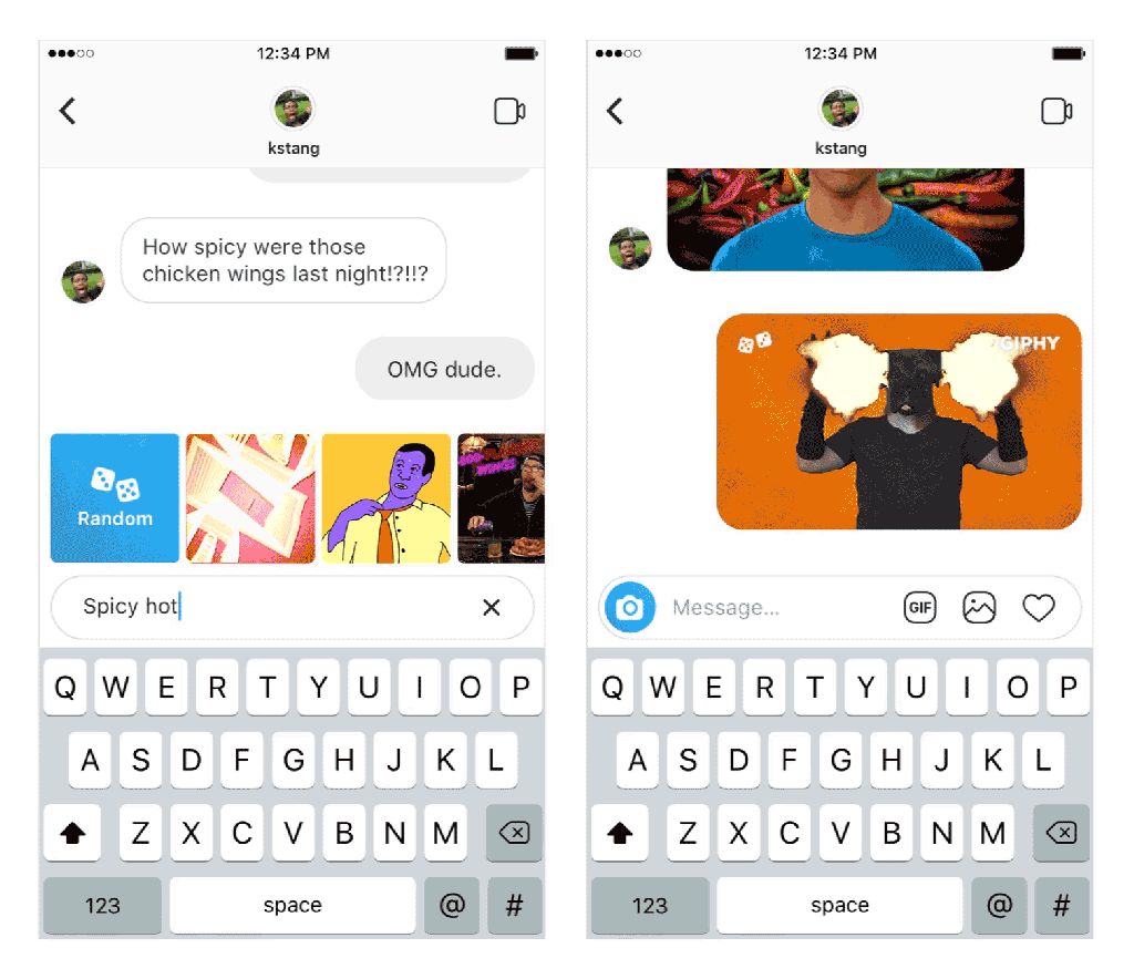 Instagram now lets you send GIFs through direct messages GadgetMatch