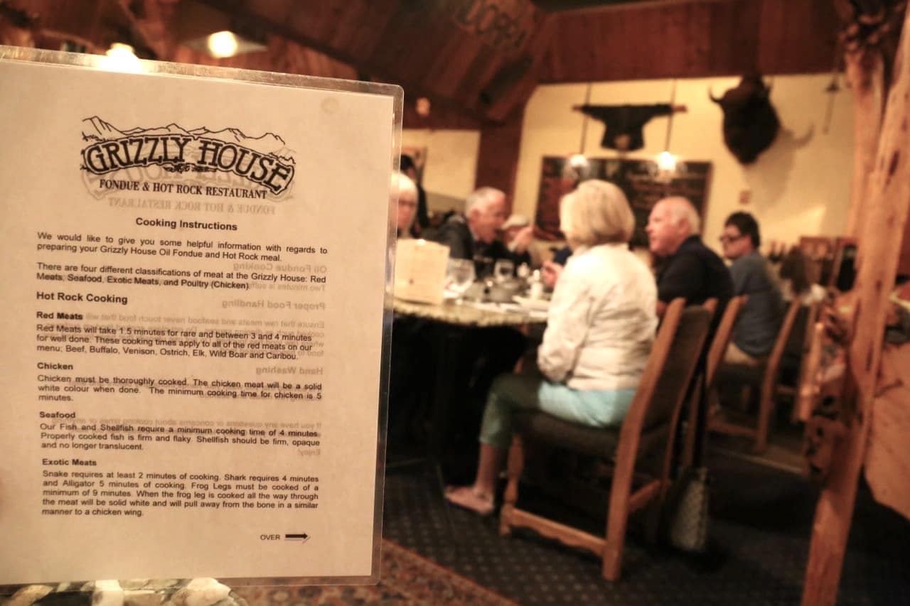 Grizzly House Banff Famous Fondue Restaurant dobbernationLOVES