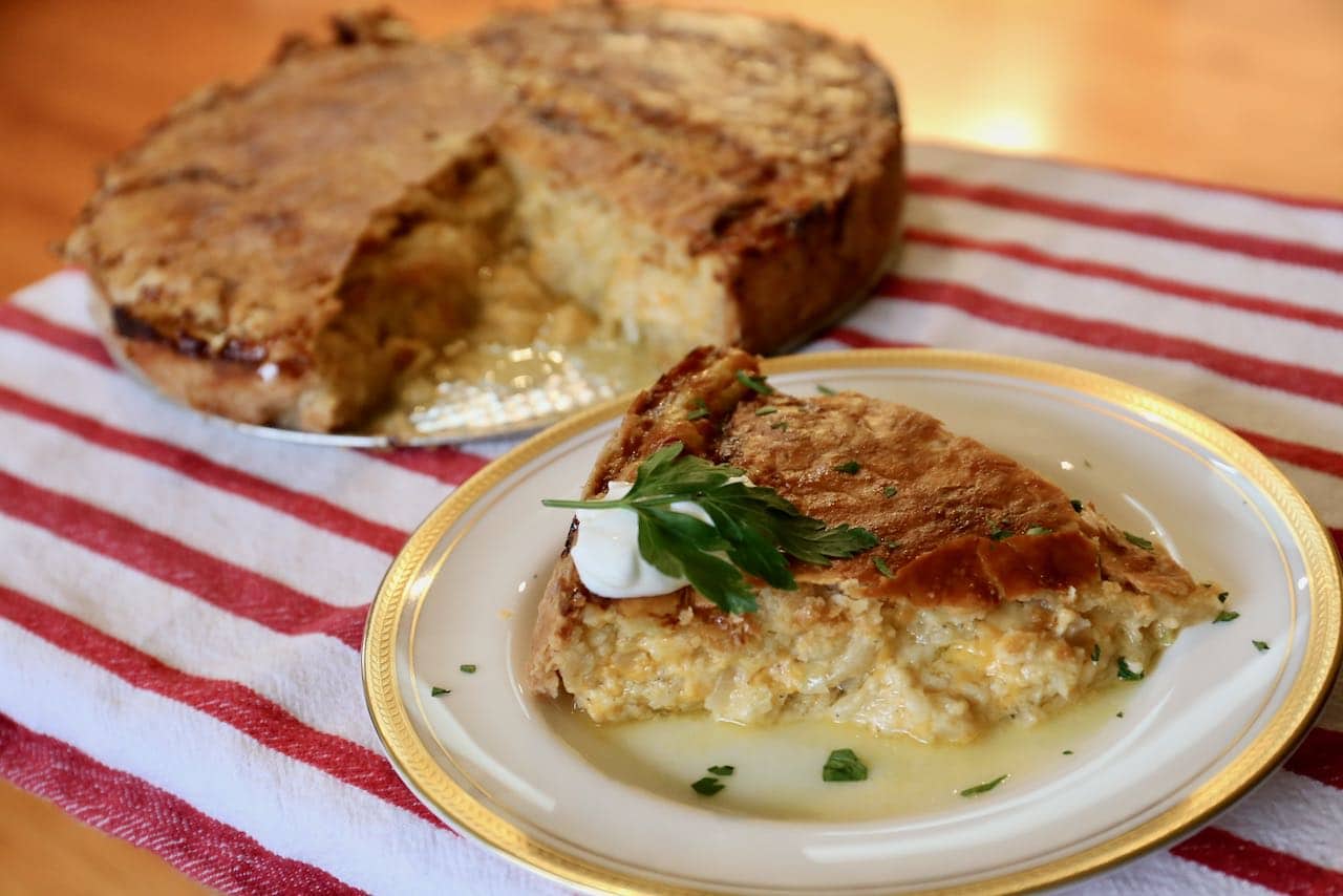 Old School Cheese and Onion Pie Recipe dobbernationLOVES