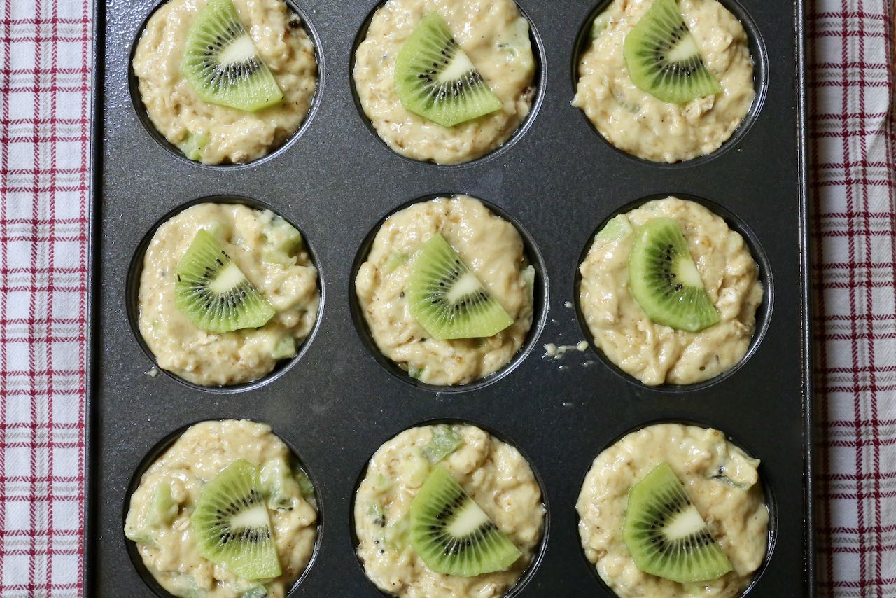 Healthy Kiwi Muffins Recipe dobbernationLOVES