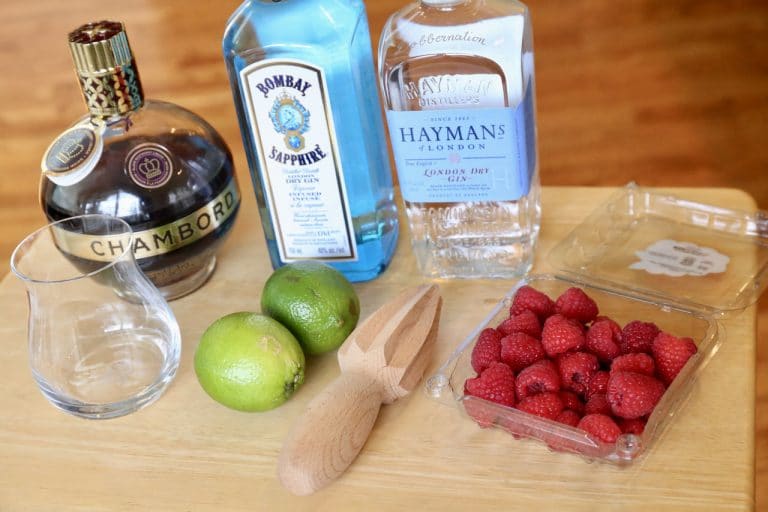 Raspberry Gin Fizz Chambord Cocktail Recipe dobbernationLOVES