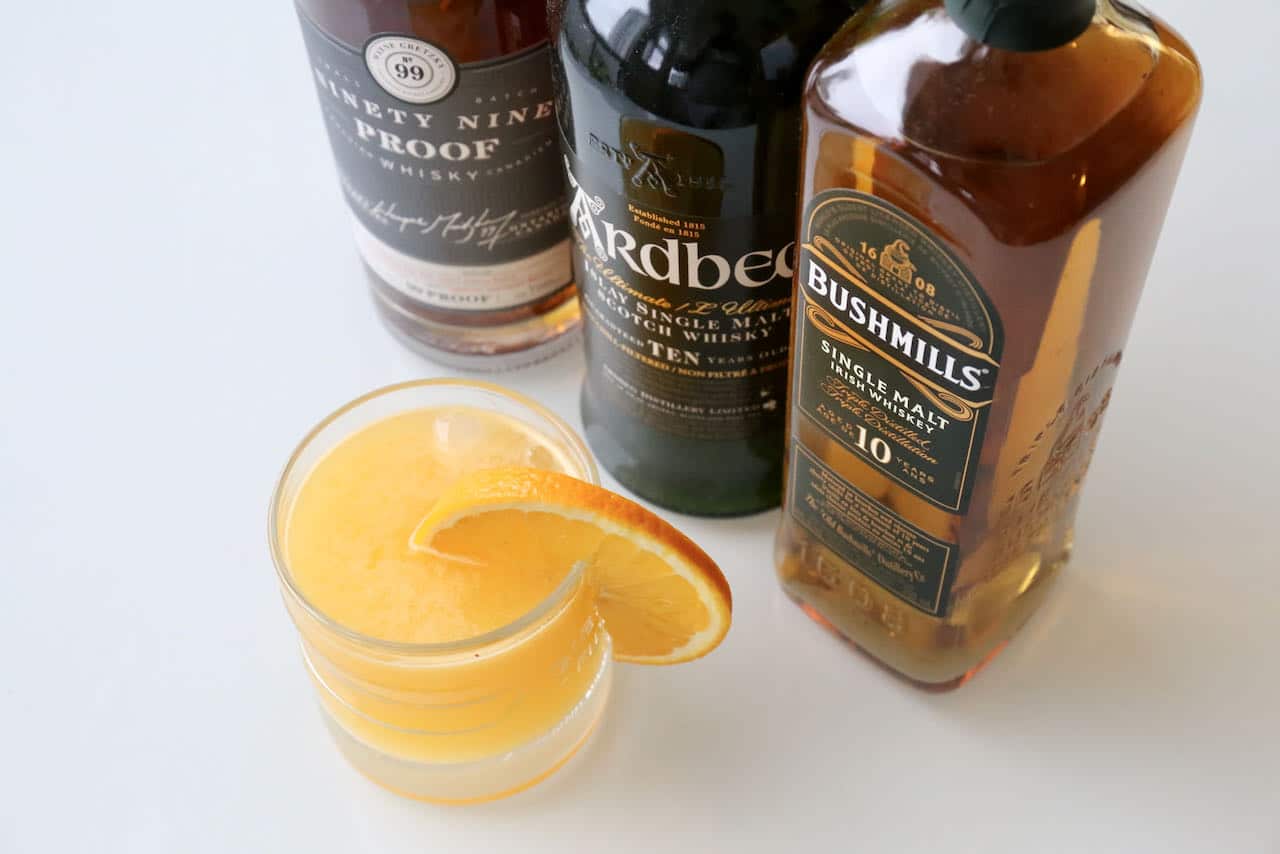 Easy Fresh Whisky Orange Juice Cocktail Drink Recipe
