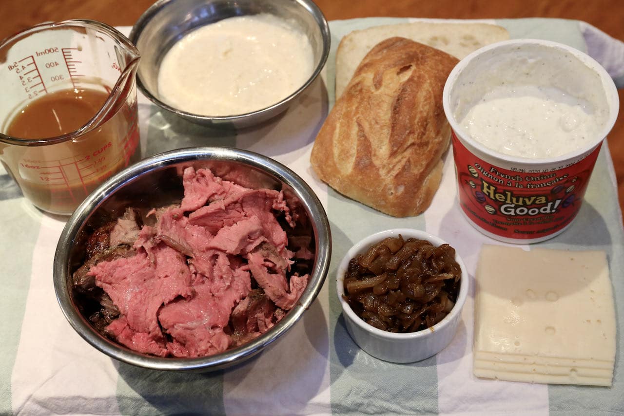 Easy Prime Rib French Dip Sandwich Recipe dobbernationLOVES