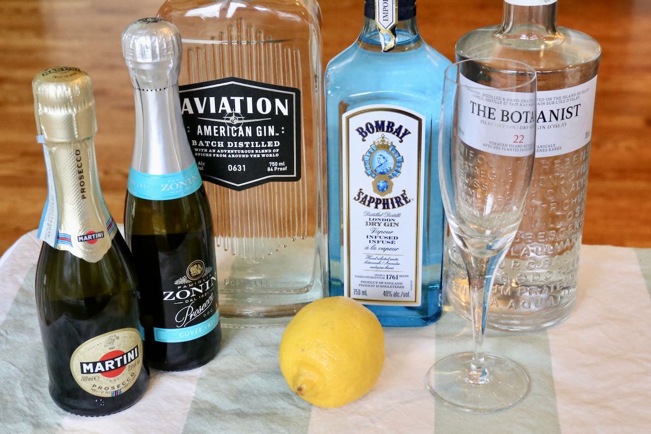 Italian Prosecco and Gin Cocktail Drink Recipe dobbernationLOVES