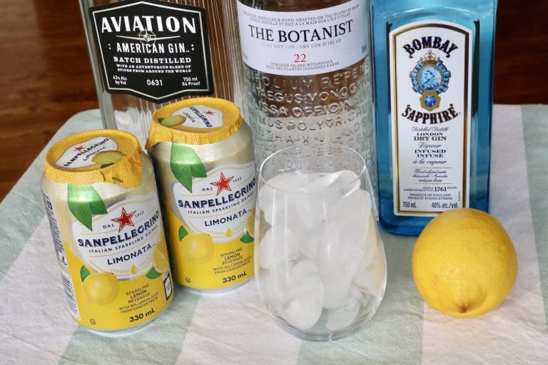 Sparkling Gin and Lemonade Cocktail Drink Recipe dobbernationLOVES