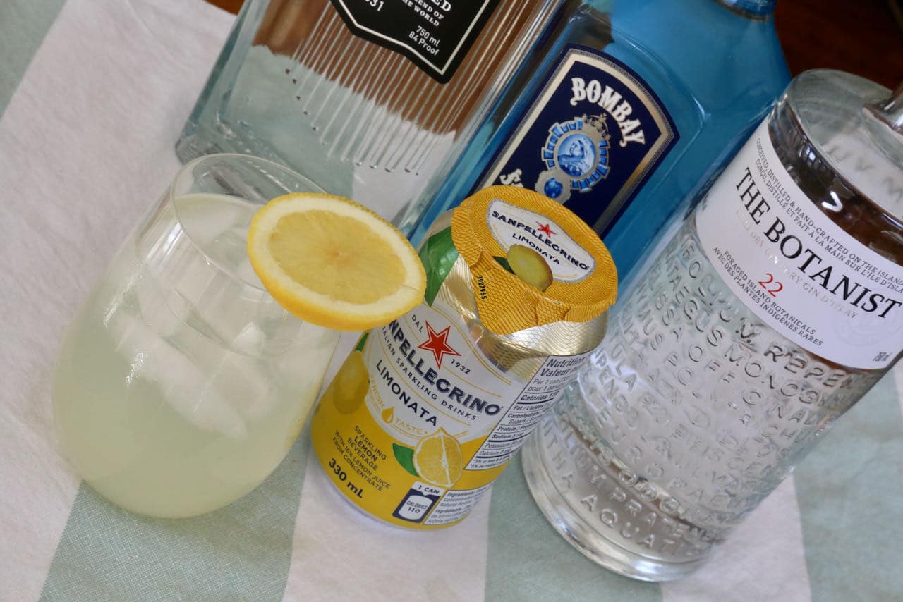 Sparkling Gin and Lemonade Cocktail Drink Recipe dobbernationLOVES