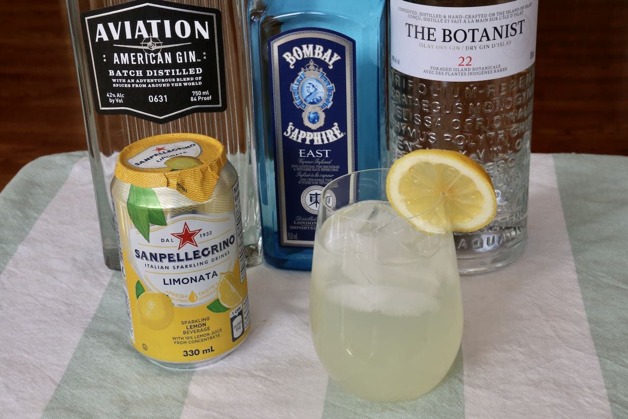Sparkling Gin and Lemonade Cocktail Drink Recipe dobbernationLOVES