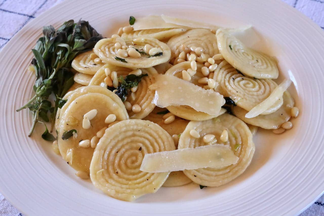 How To Make Homemade Corzetti Pasta Recipe dobbernationLOVES