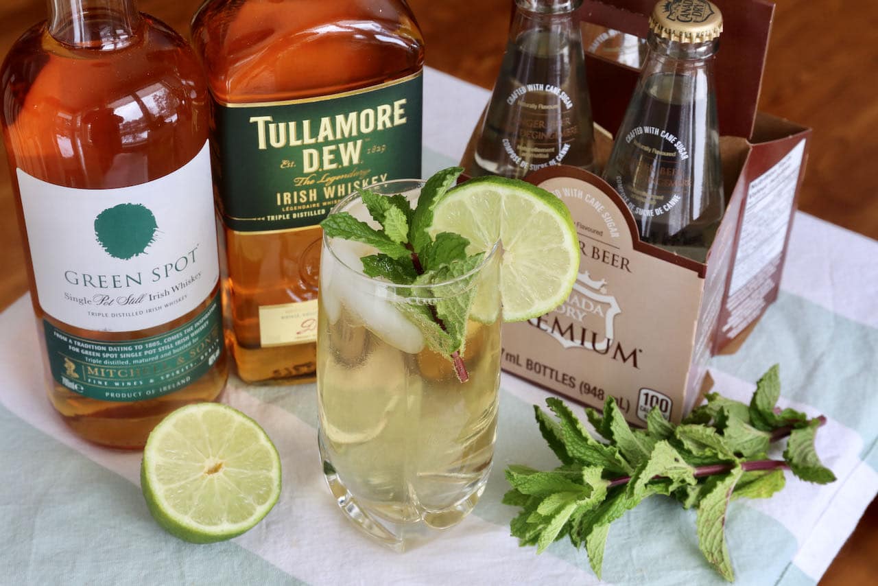 Irish Mule Ginger Beer Whiskey Cocktail Drink Recipe