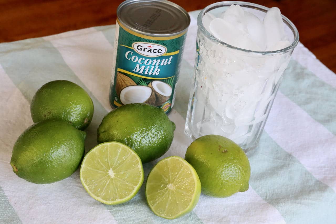 Limonada de Coco Colombian Lime Coconut Drink Recipe