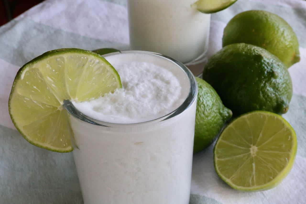 Limonada de Coco Colombian Lime Coconut Drink Recipe