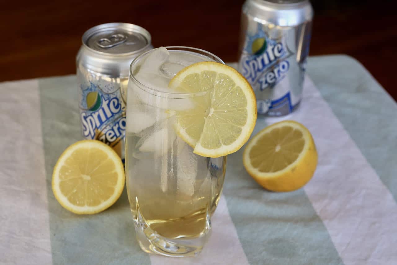 Easy Whiskey and Sprite Cocktail Drink Recipe dobbernationLOVES