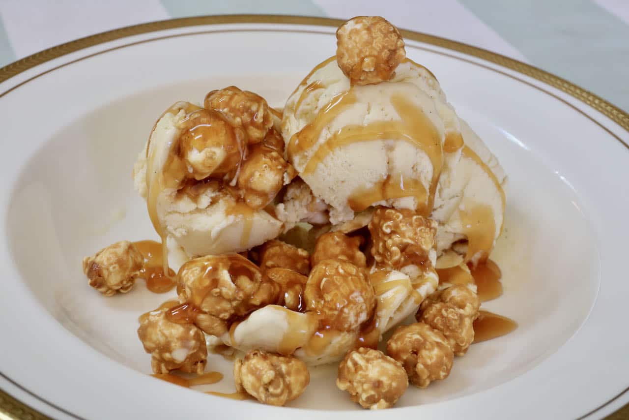 Buttered Popcorn Ice Cream with Caramel Recipe dobbernationLOVES