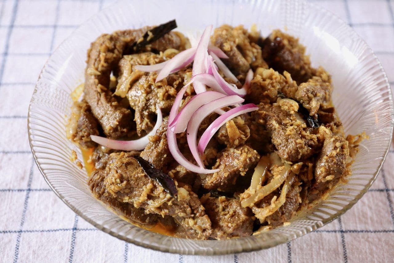 Tender Kerala Style Ularthiyathu Beef Fry Recipe dobbernationLOVES
