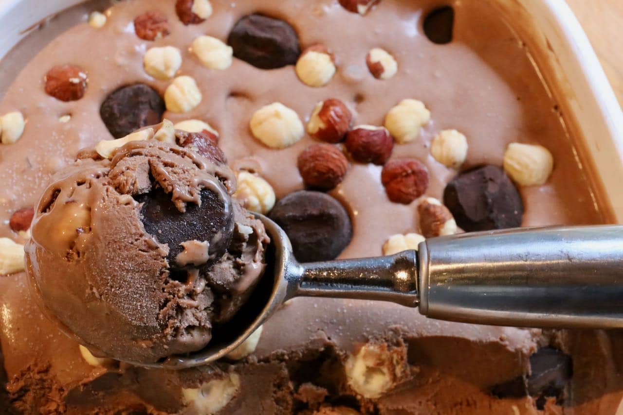 Gianduja Hazelnut Chocolate Truffle Ice Cream Recipe