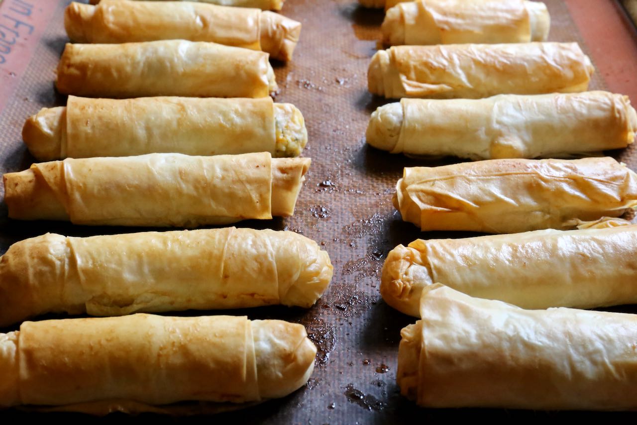 Sigara Börek Crispy Turkish Feta Cheese Filo Cigar Rolls Recipe