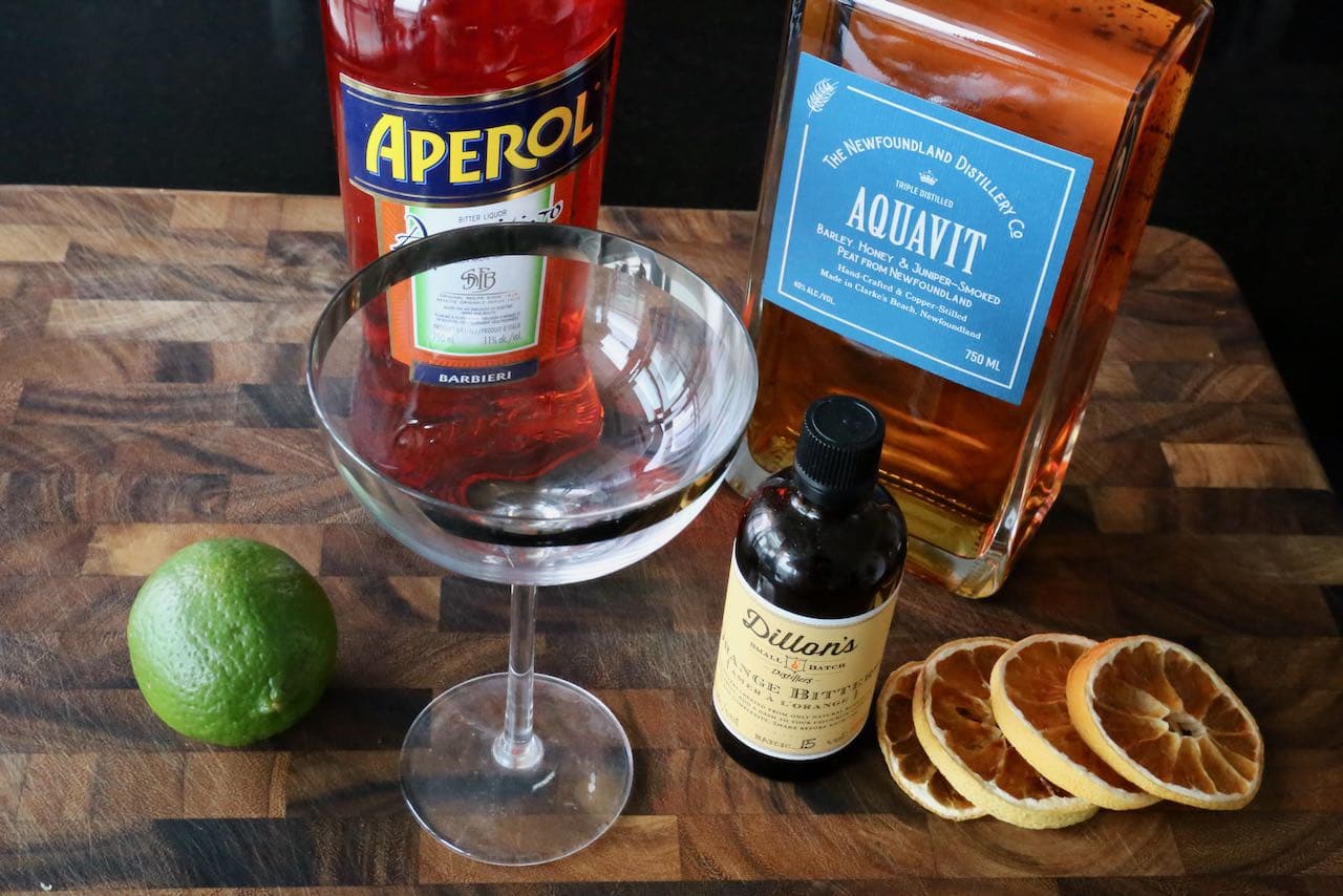 Aperol Aquavit Cocktail Drink Recipe dobbernationLOVES