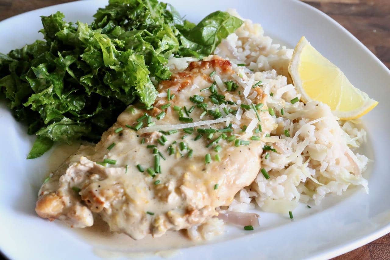 Sherry Cream Sauce Lemon Chicken Casserole Recipe